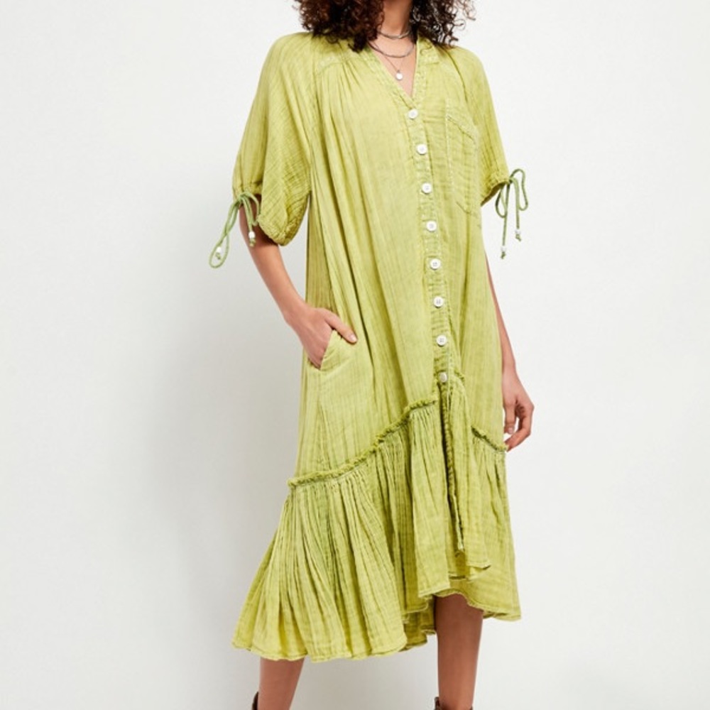Free People Maya Shirtdress